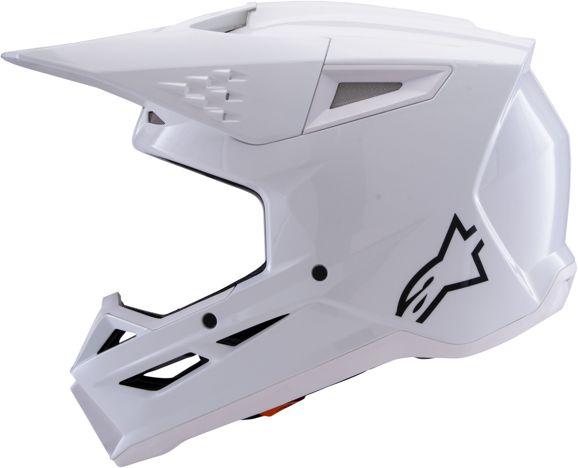 Alpinestars SM3 Off-Road Helmet White Gloss Medium - Safety and Performance