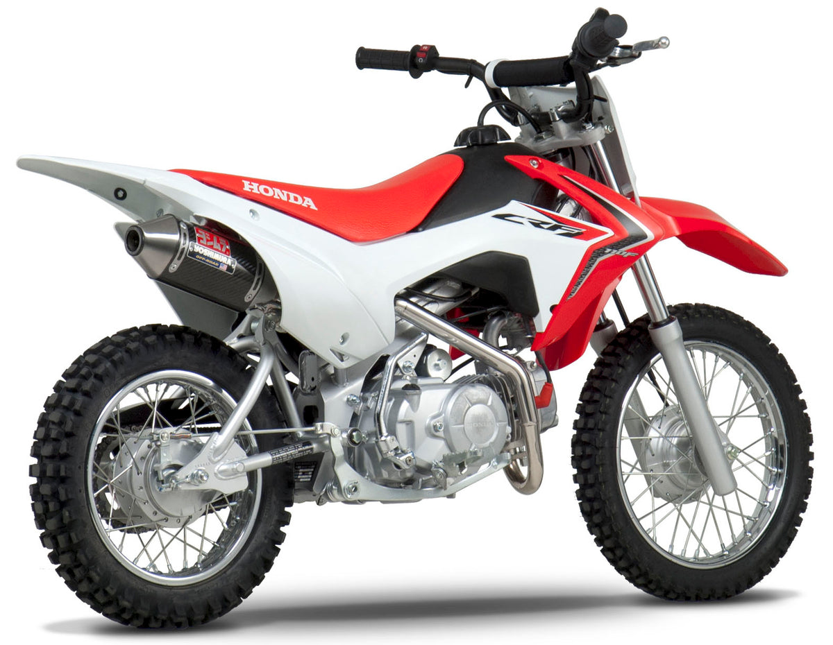 Yoshimura RS-2 Full Exhaust System for Honda CRF110F – Offroad Racing Muffler with Diamond-Shaped Design