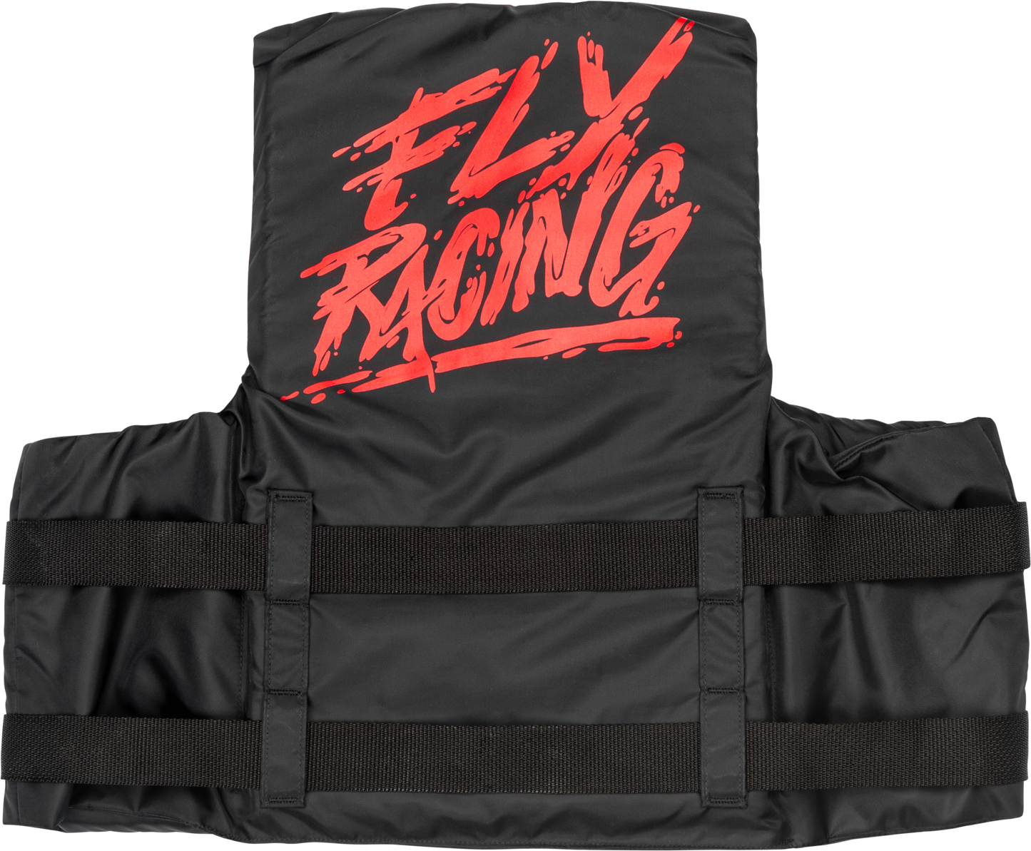 Fly Racing Nylon Flotation Vest Black/Red X-Small – Coast Guard Approved Unisex Life Vest for Watercraft