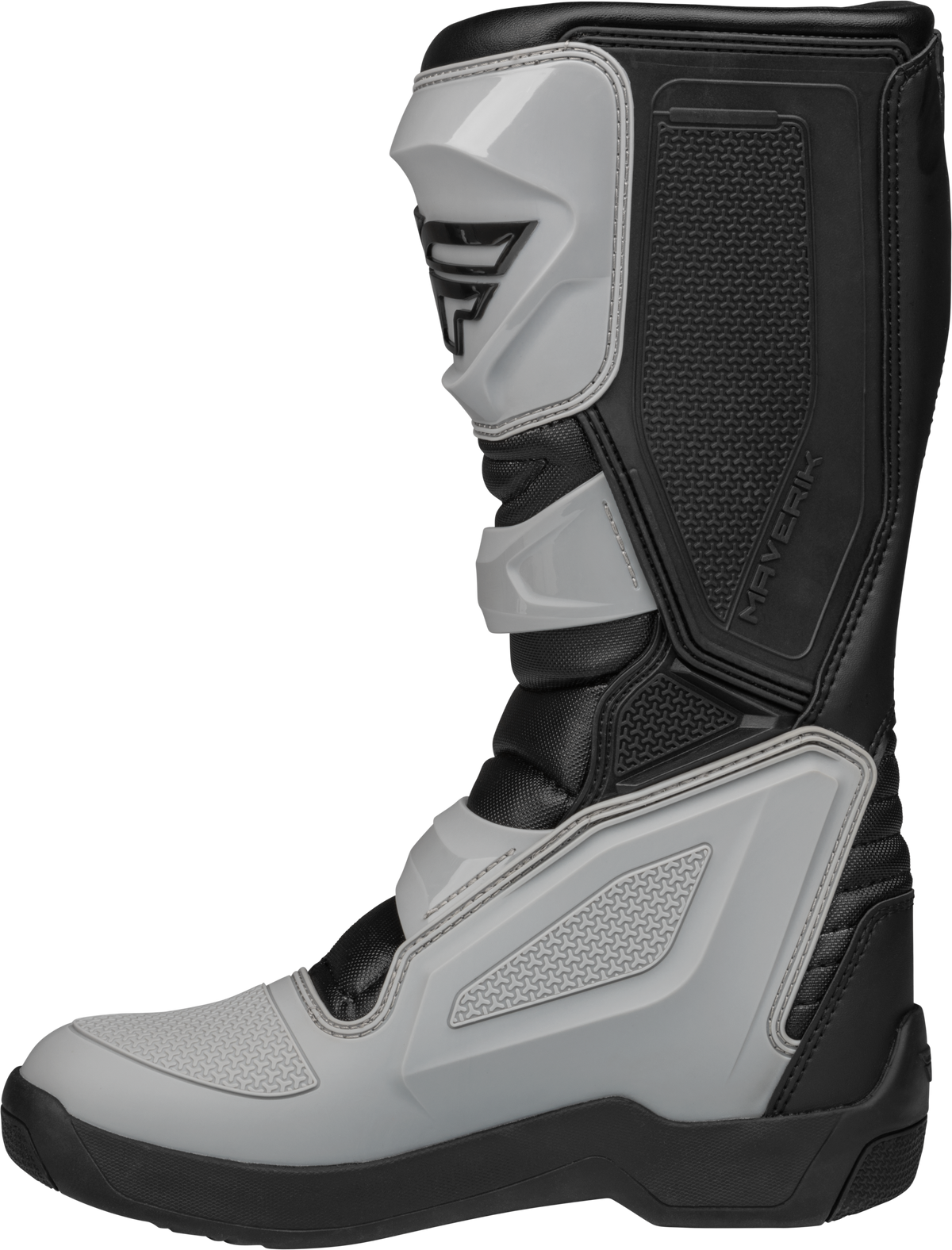 Fly Racing Maverik LT Offroad Motorcycle Boots - Size US 13, Grey/Black