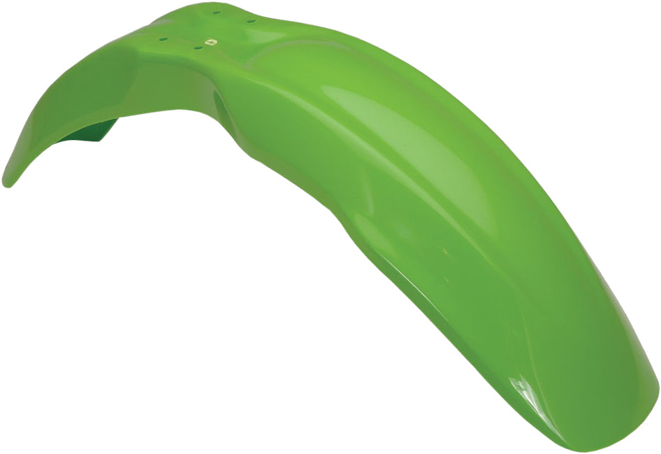 Acerbis Front Fender Green for Kawasaki KLX110 and KX65 Offroad Motorcycles
