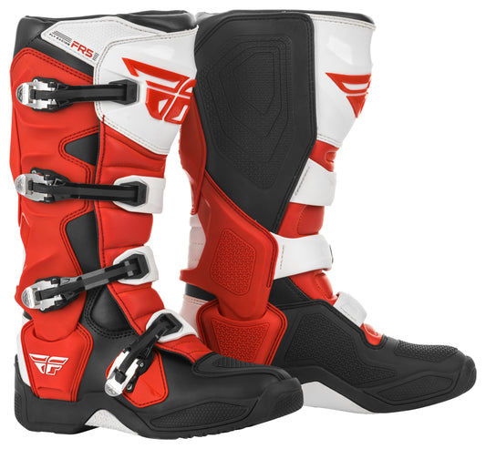 Fly Racing FR5 Offroad Boots Size 12 in Red/Black/White