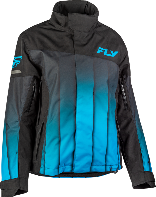 Fly Racing Women's SNX Pro Jacket Blue/Black X-Small - Snow Sports Outerwear