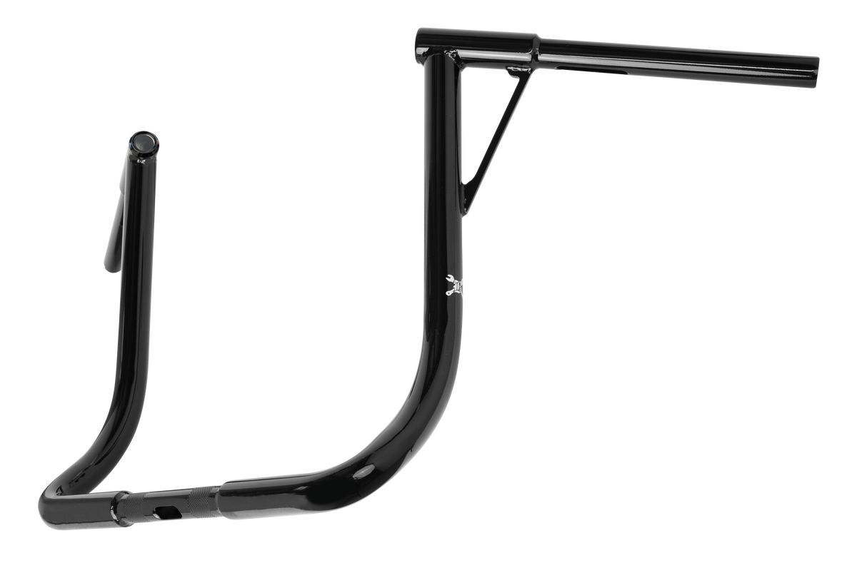 BURLY BRAND Louie Bagger 16" Handlebar with 1.25-inch Diameter in Black