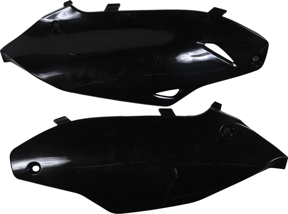 POLISPORT Side Panels for Kawasaki KX250F and KX450F – Durable Black Plastic Replacement Parts