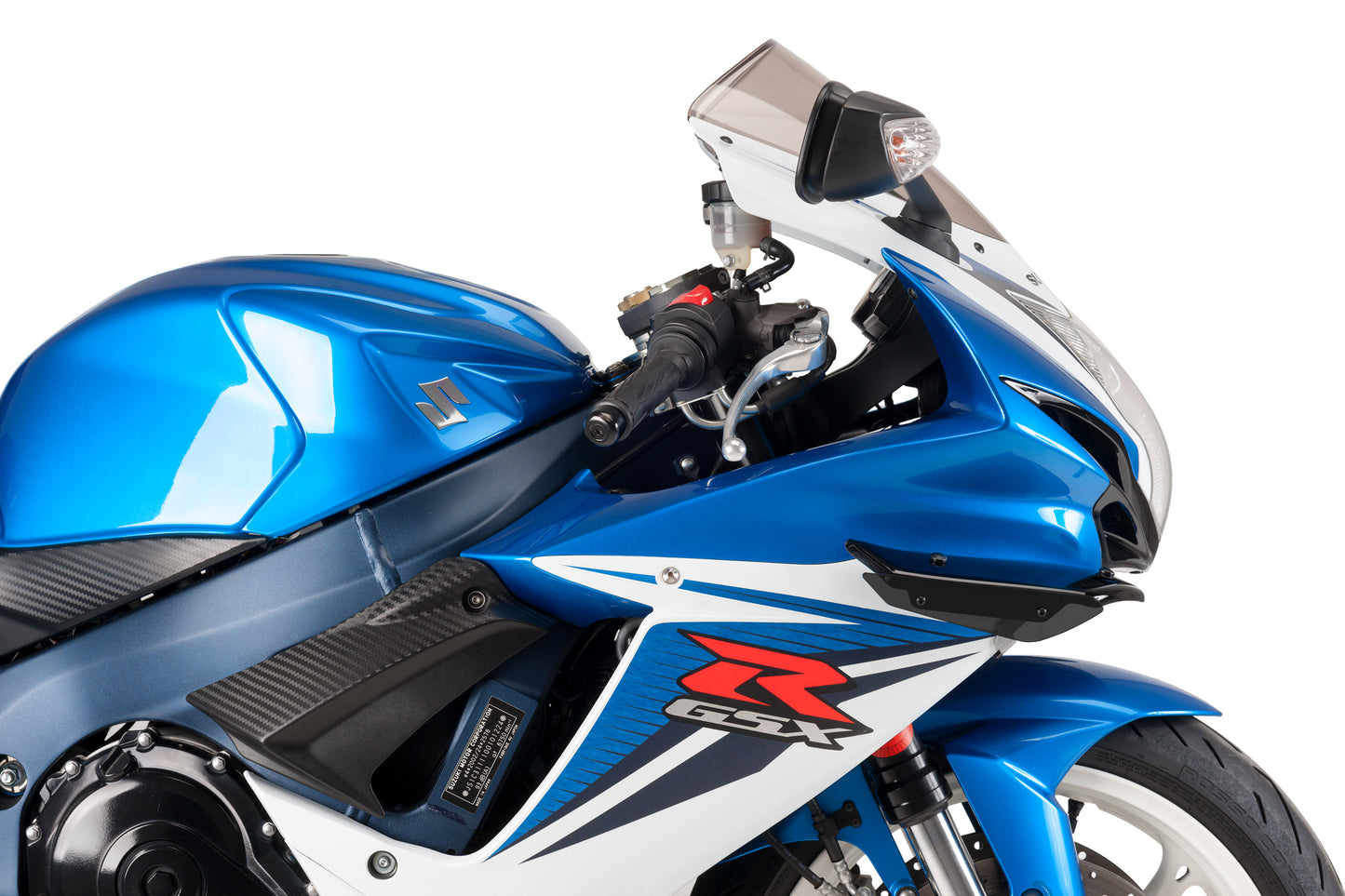PUIG Sport Side Spoilers Black for Street Motorcycles (Part #3163N)