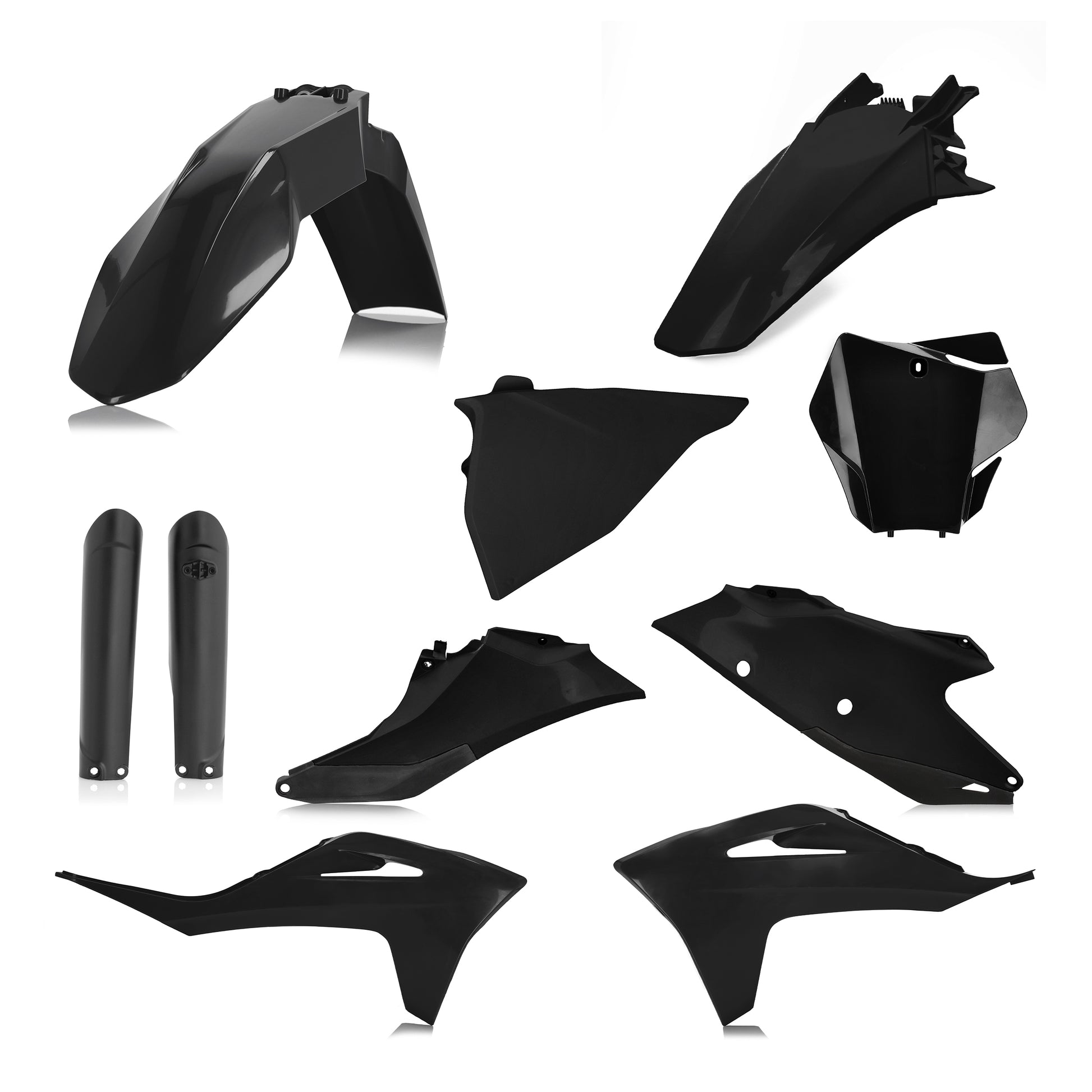 ACERBIS Full Plastic Kit for Gas-Gas and KTM Offroad Models in Black – Part #2872790001