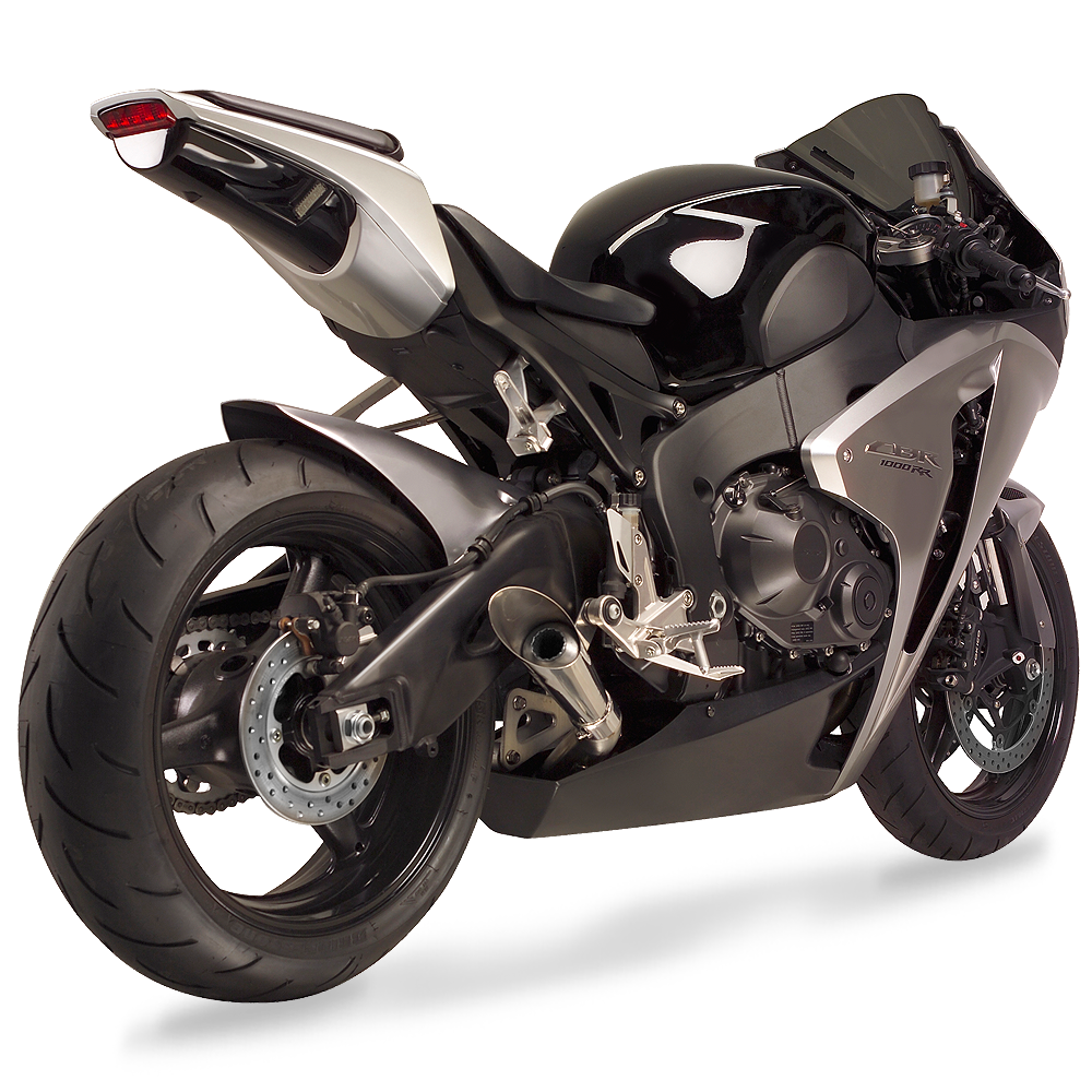 HOTBODIES OEM-Quality Smoke ABS License Plate Frame with Integrated LED Turn Signals for Honda CBR1000RR (2008-2011) | Part #40801-1106