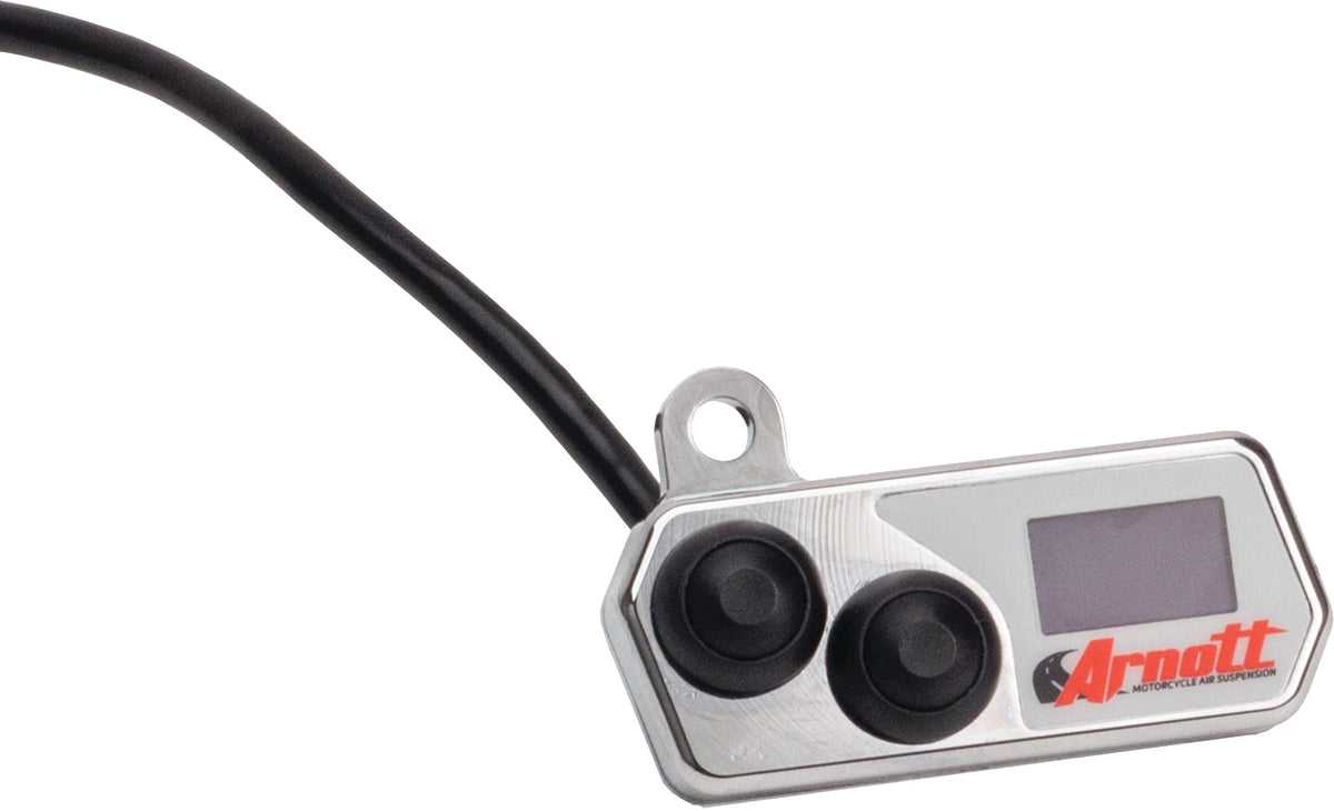 Arnott K-3115 LED Gauge Chrome for V-Twin Motorcycle Suspension