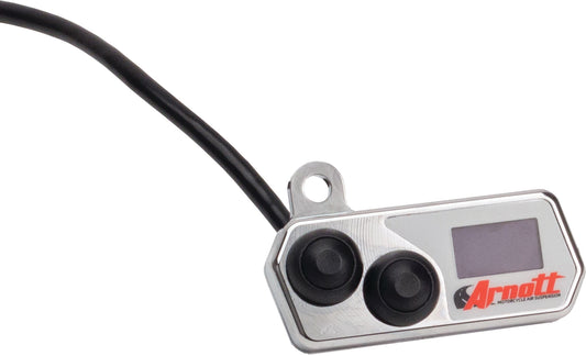 Arnott K-3115 LED Gauge Chrome for V-Twin Motorcycle Suspension