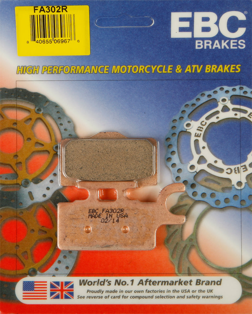 EBC FA302R Offroad Brake Pads for Kawasaki KX65 (2000-2009)