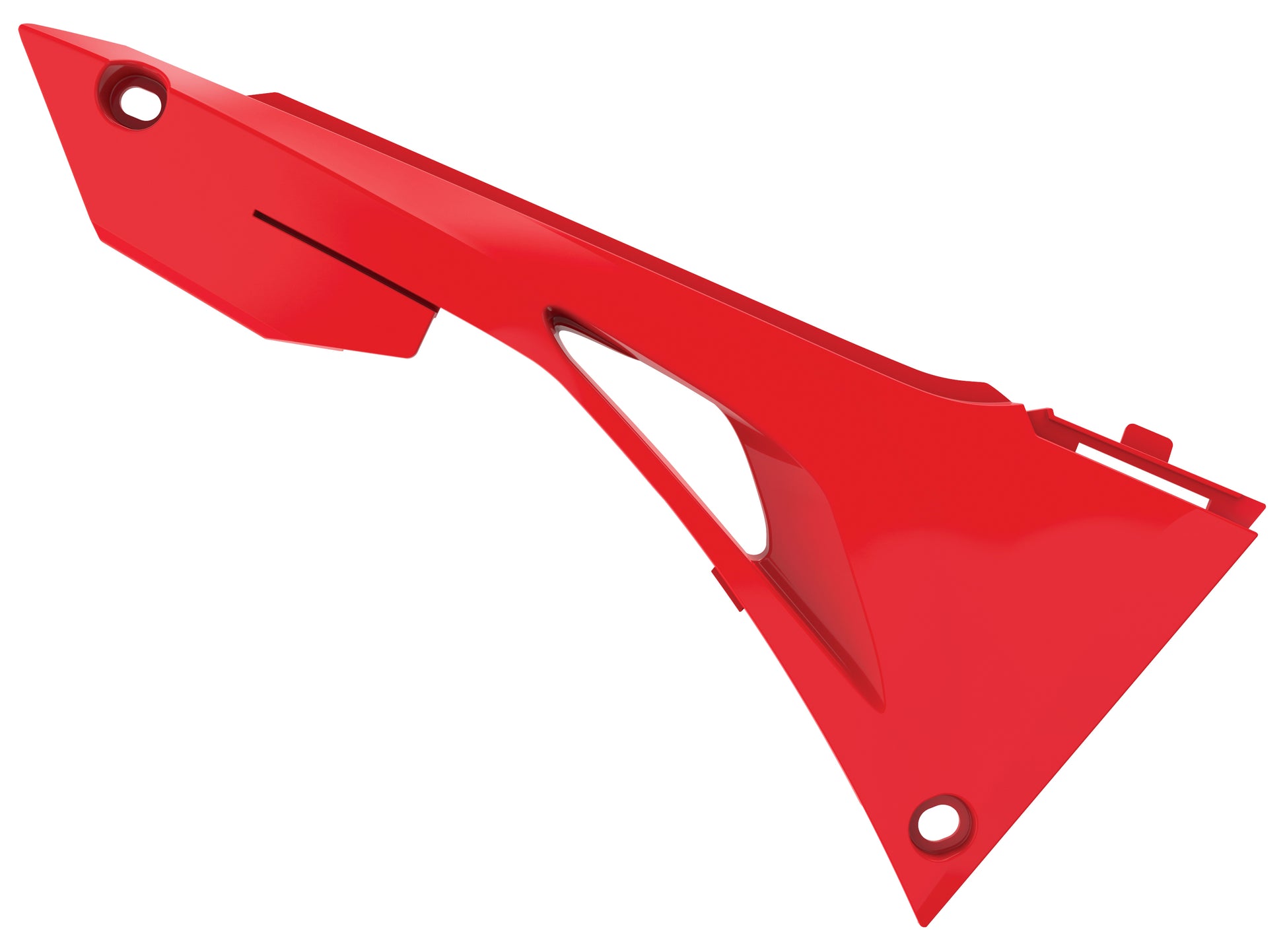 POLISPORT Red Upper Side Panels for Honda CRF450 and CRF250 Models - Durable Off-Road Replacement Body Parts