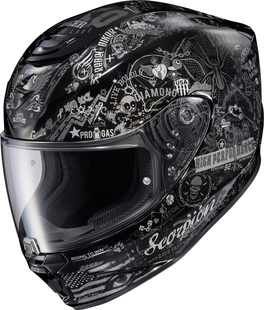 Scorpion EXO Exo R330 Full Face Helmet - Size Large, Black