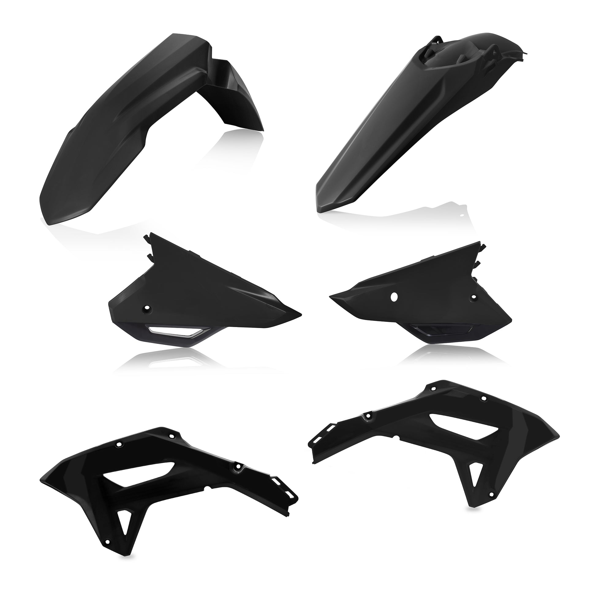 ACERBIS Plastic Kit Hon Black for Honda CRF Models (Part #2861790001)