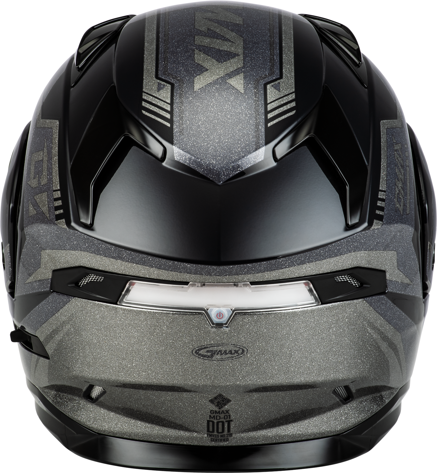 GMAX MD-01 Volta Modular Helmet for Street Riding – 3X-Large, Silver/Gold/Grey Metallic