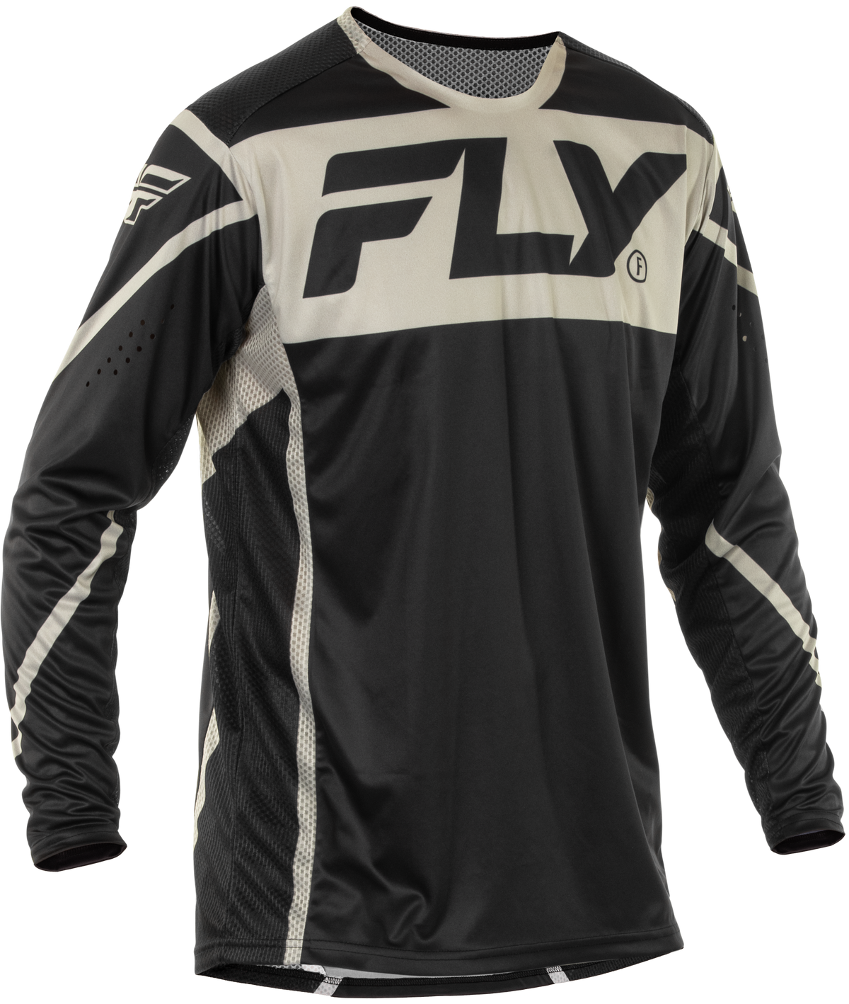 Fly Racing Lite Jersey Black/Grey X-Large for Offroad Riding