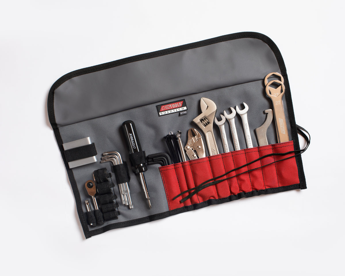 CRUZ TOOLS Roadtech In2 Travel Tool Kit for Indian Motorcycles - Chief, Chieftan, Roadmaster, Scout