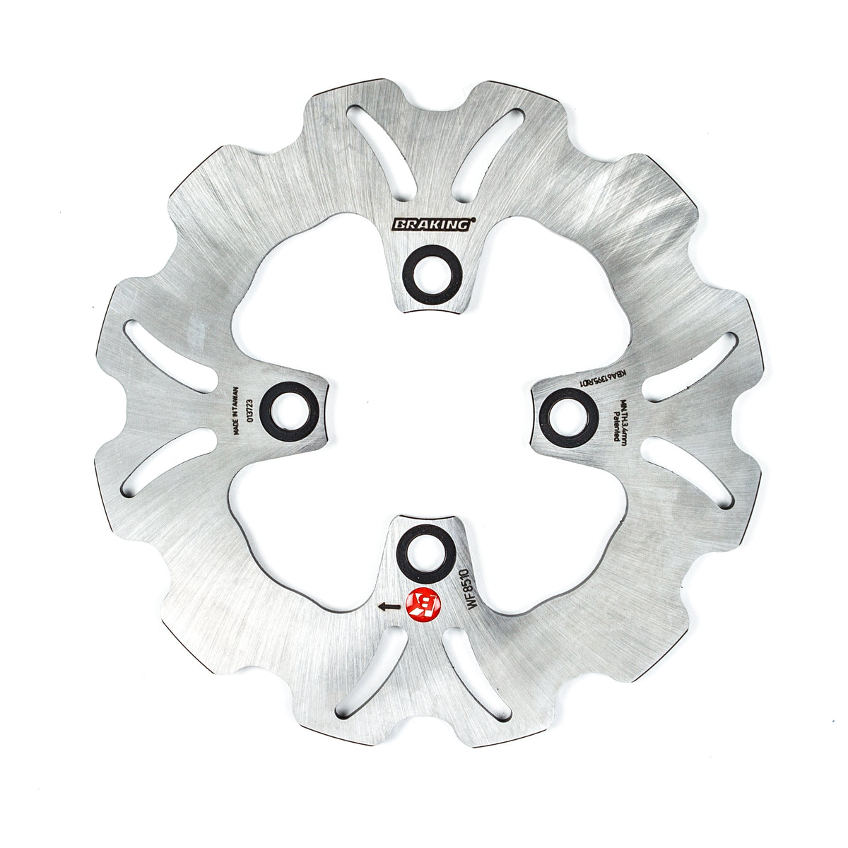 Braking WF8510 Rear Wave/Contour Brake Rotor for Honda MSX125 Grom