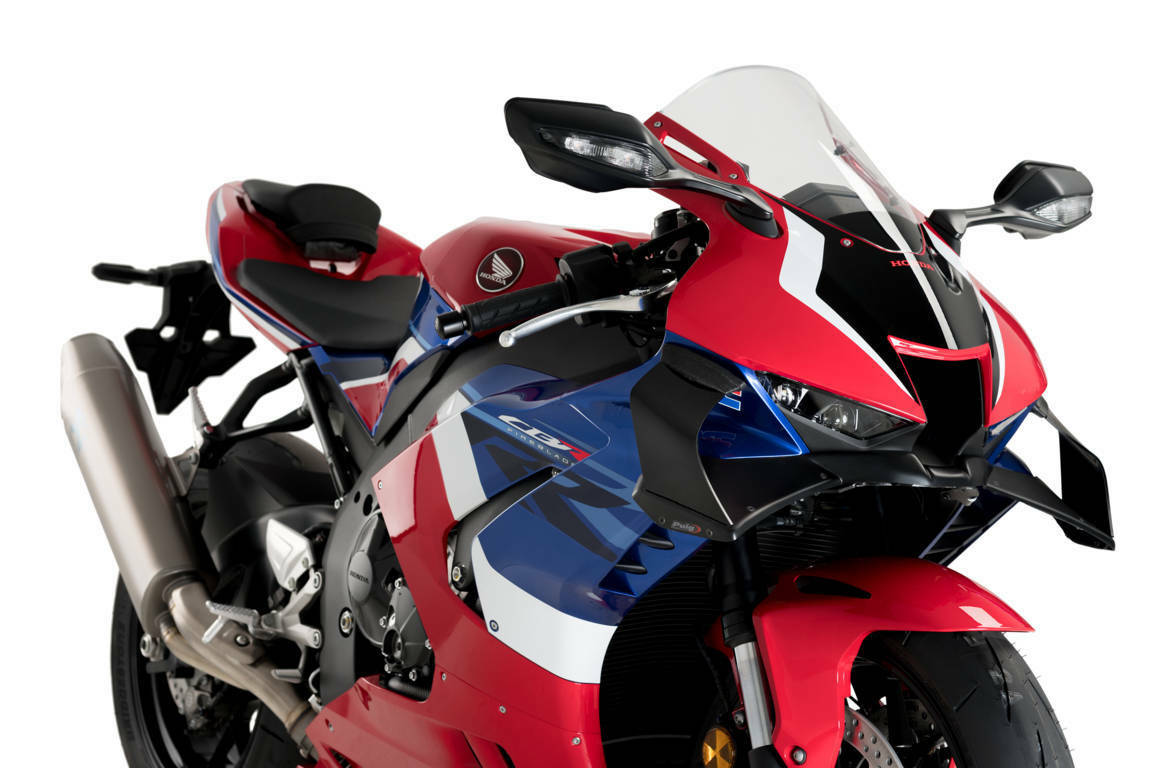 PUIG Front GP Spoiler for Honda CBR1000RR-R Fireblade SP 2020-2022, Black