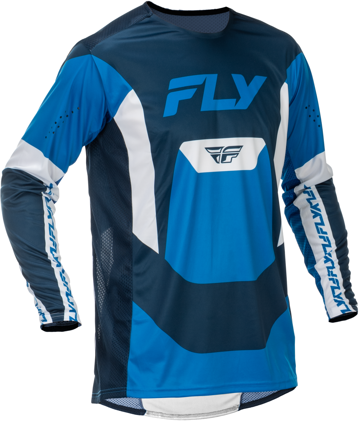 Fly Racing Youth Lite Jersey Blue/White YXL – Offroad Performance Shirt for Young Riders