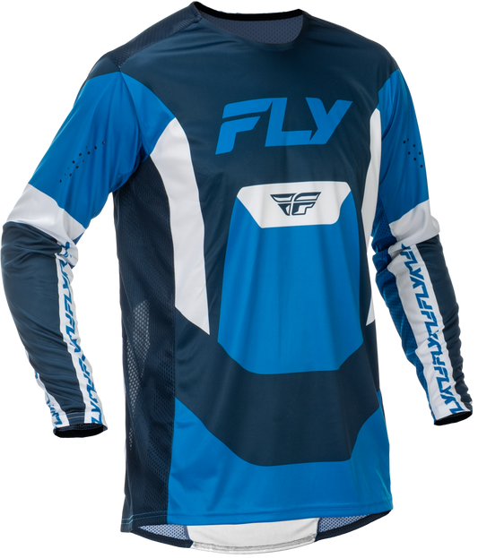 Fly Racing Youth Lite Jersey Blue/White YXL – Offroad Performance Shirt for Young Riders