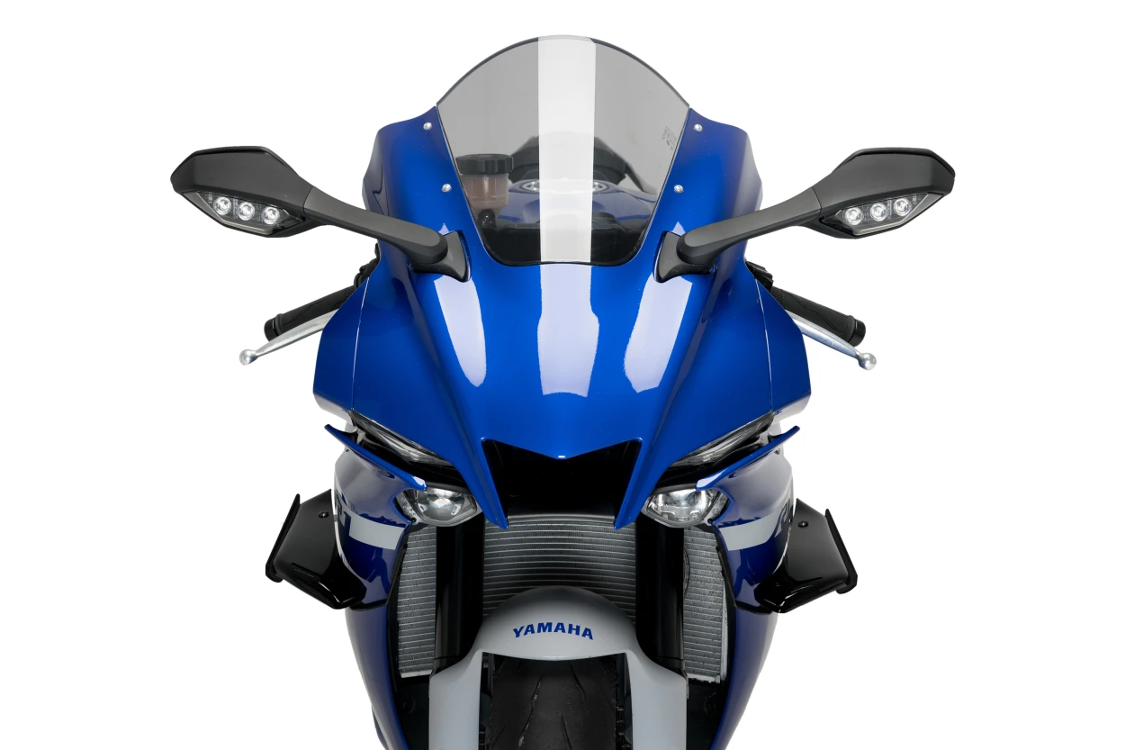 PUIG Sport Side Spoilers Black for Yamaha - Part 20297N
