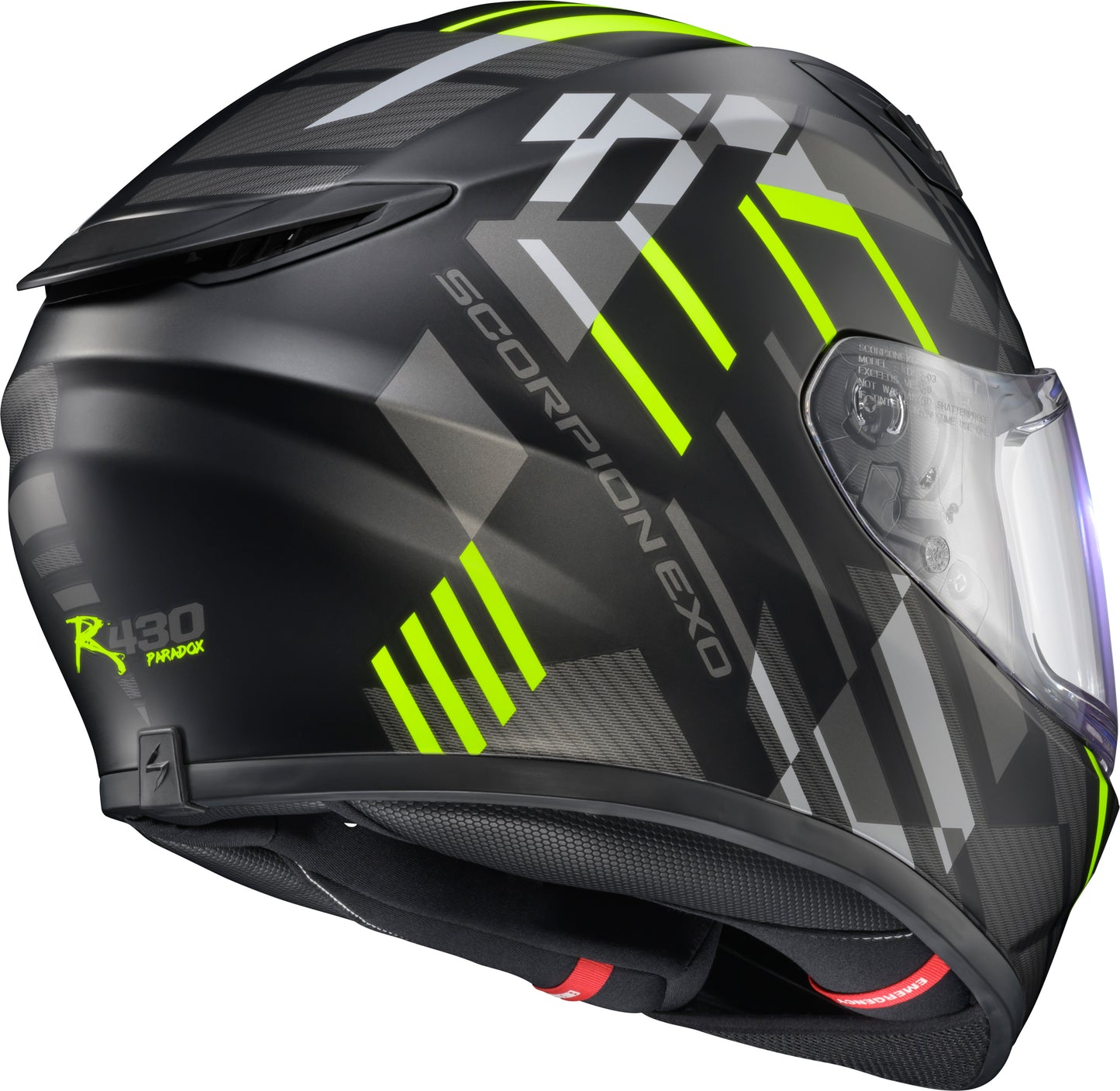 Scorpion EXO Exo R430 Full Face Helmet - Hi-Vis Yellow, X-Large