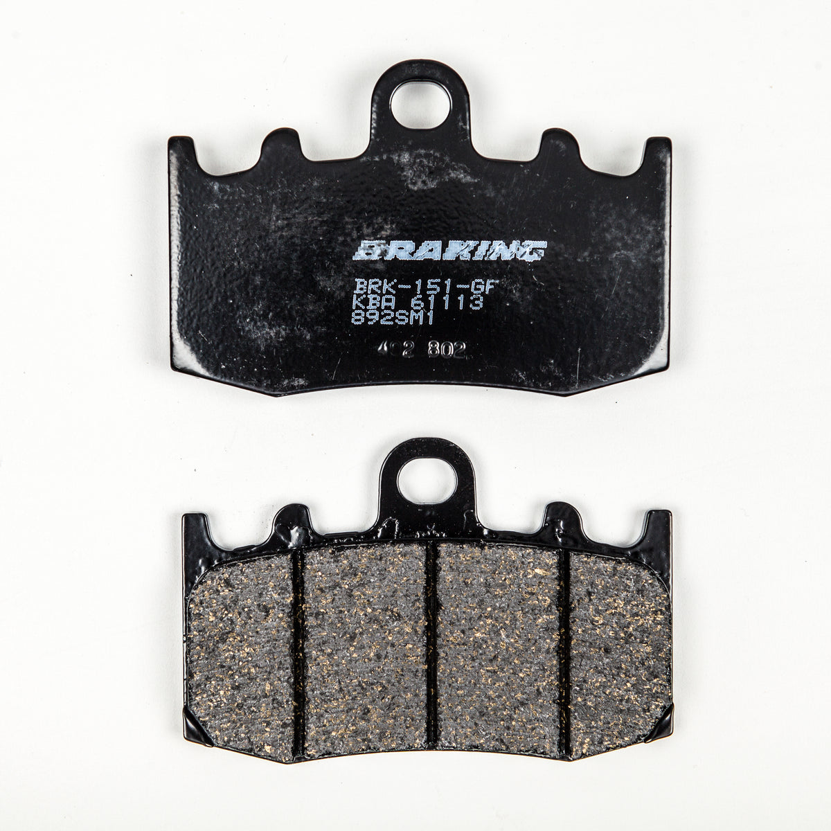 BRAKING Part Number 892SM1 Semi Metallic Brake Pad Set for BMW Motorcycles