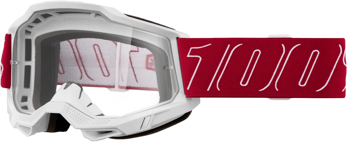 100-Percent Accuri 2 Goggle with Clear Lens - Offroad Performance Eyewear