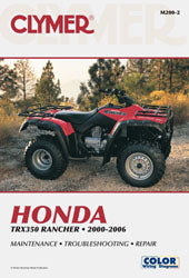 CLYMER CM2002 Honda TRX350 Rancher Repair Manual - DIY ATV/UTV Maintenance Guide