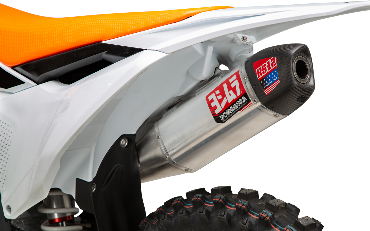 Yoshimura RS-12 Slip-On Muffler for Offroad Motorcycles - Fits Husqvarna and KTM 2023 Models