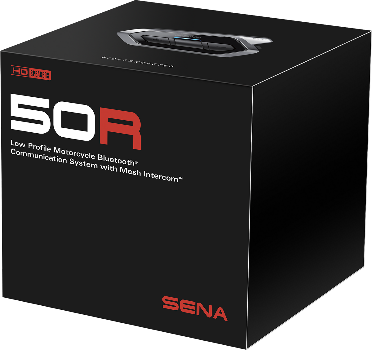 SENA 50R HD Bluetooth Communication System with Mesh Intercom – Single Unit
