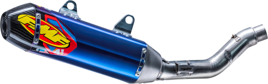 FMF 4.1 RCT Anodized Titanium Slip-On Exhaust with Carbon Cap for Kawasaki Offroad Vehicles