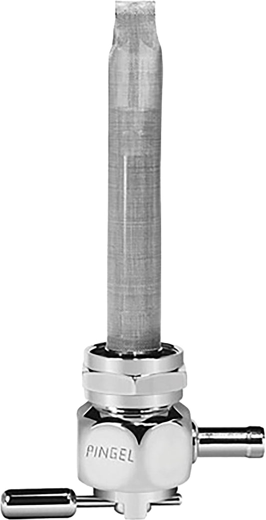 PINGEL ENT Power Flo Petcock Oval 22mm Fuel Valve for V-Twin Engines with Chrome Finish (Part #6311-CHO)