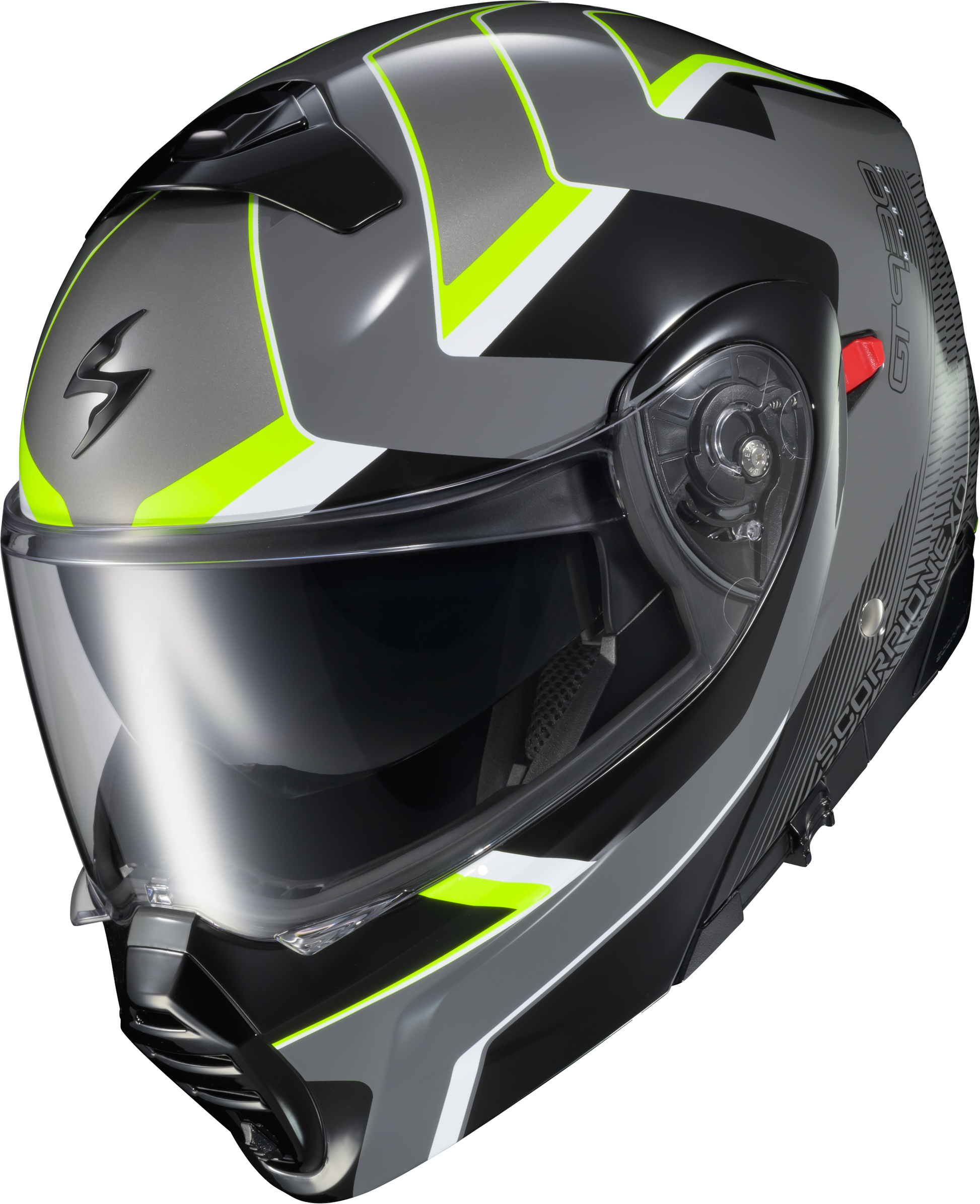 ScorpionEXO Exo GT930 Transformer Modular Helmet – Small, Grey/Hi-Vis