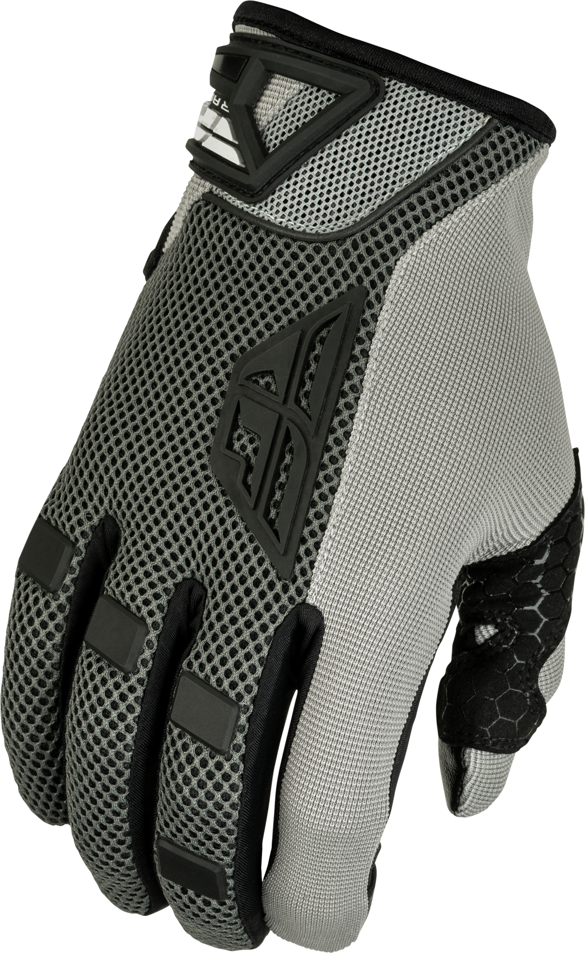 Fly Racing Coolpro Gloves Grey Medium - Midweight Street Gloves with Reinforced Clarino™ Palm and Touchscreen Compatibility