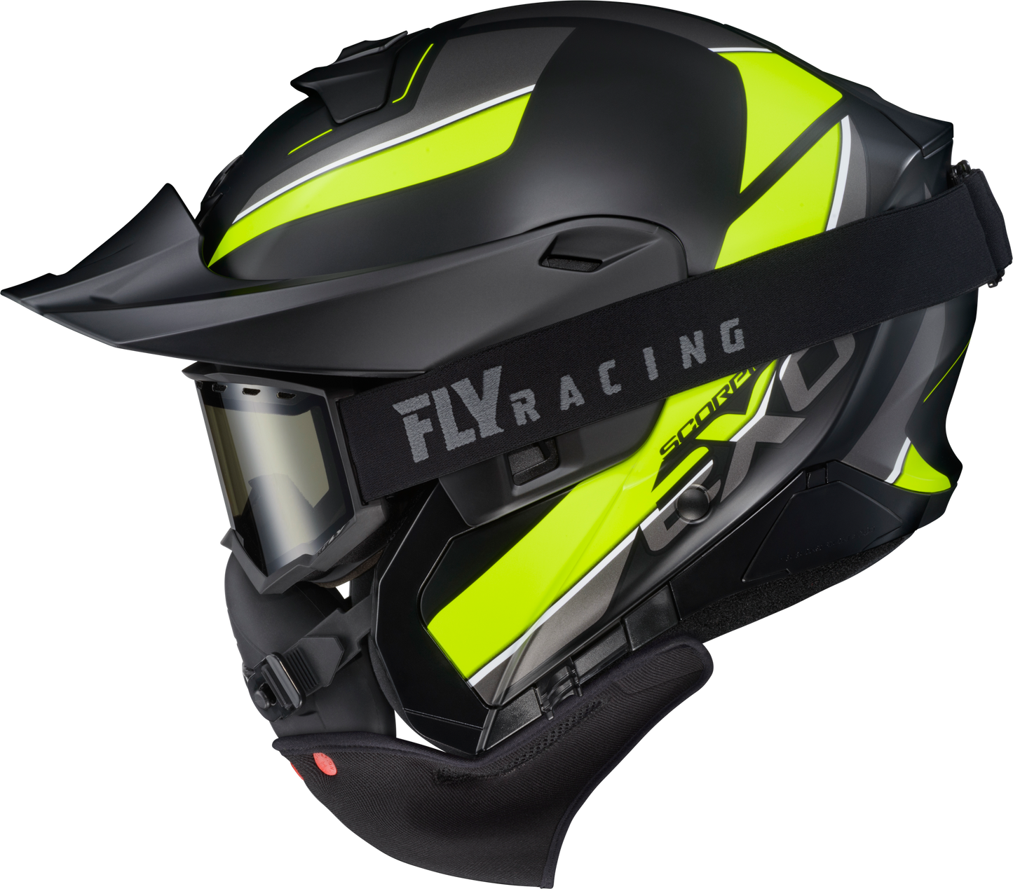 Scorpion EXO Exo GT930 Cold Weather Modular Helmet - Hi-Vis Yellow, Small