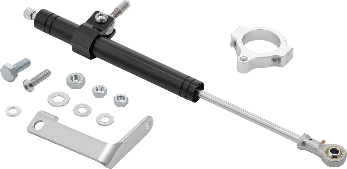 HardDrive Steering Damper for Harley Davidson FXD Dyna Super Glide (1995-2004), Black