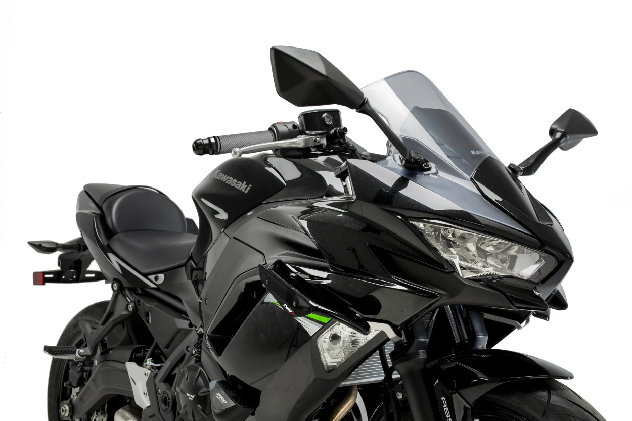 PUIG Sport Side Spoilers Black for Kawasaki - Part Number 3882N