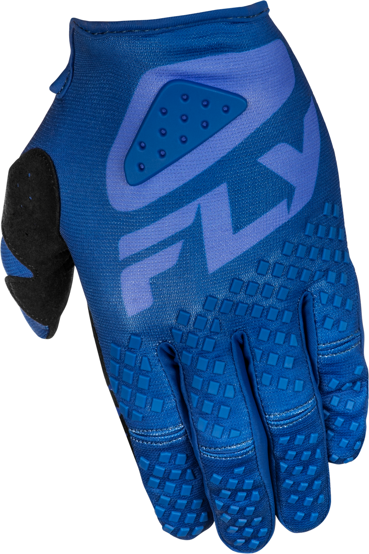 Fly Racing Kinetic Sym Offroad MX Gloves 3X-Large in Ultramarine and Dark Blue
