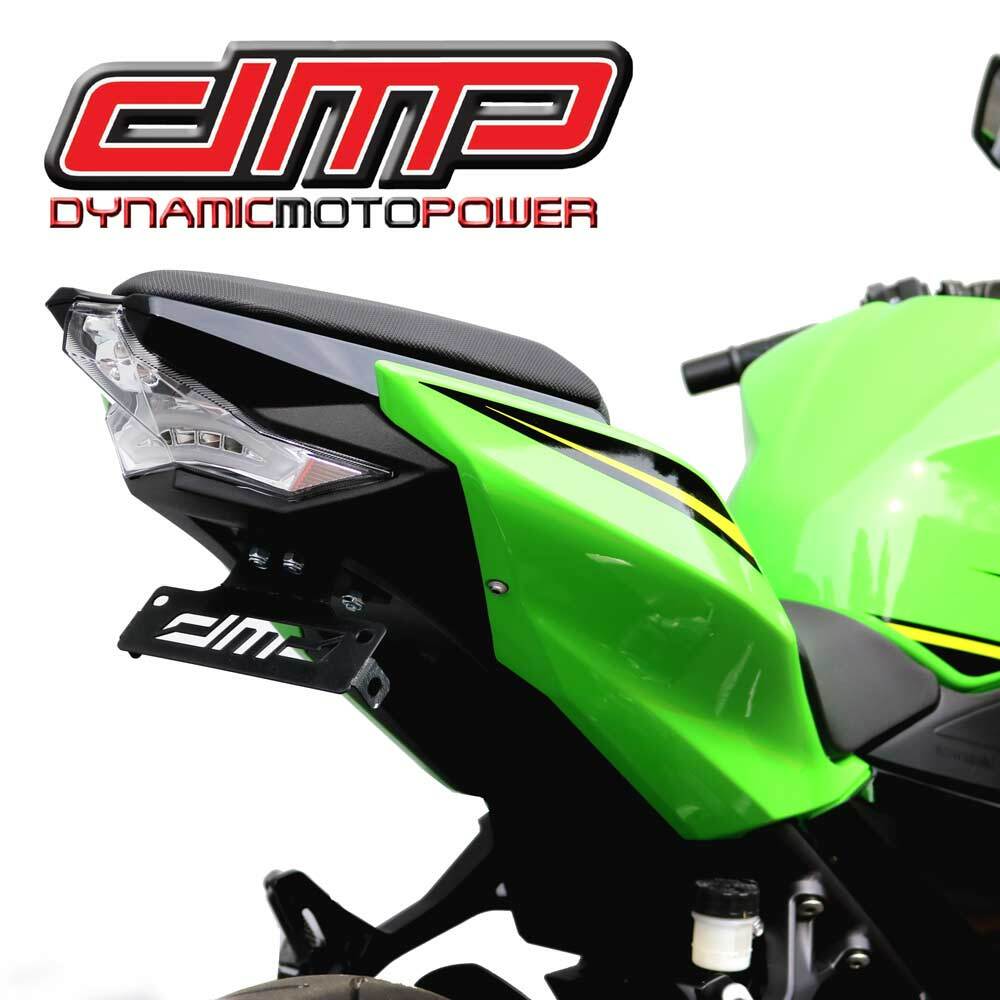 DMP Fender Eliminator Kit for Kawasaki Ninja 400 and Z400 ABS in Black - Model 71-2133BK