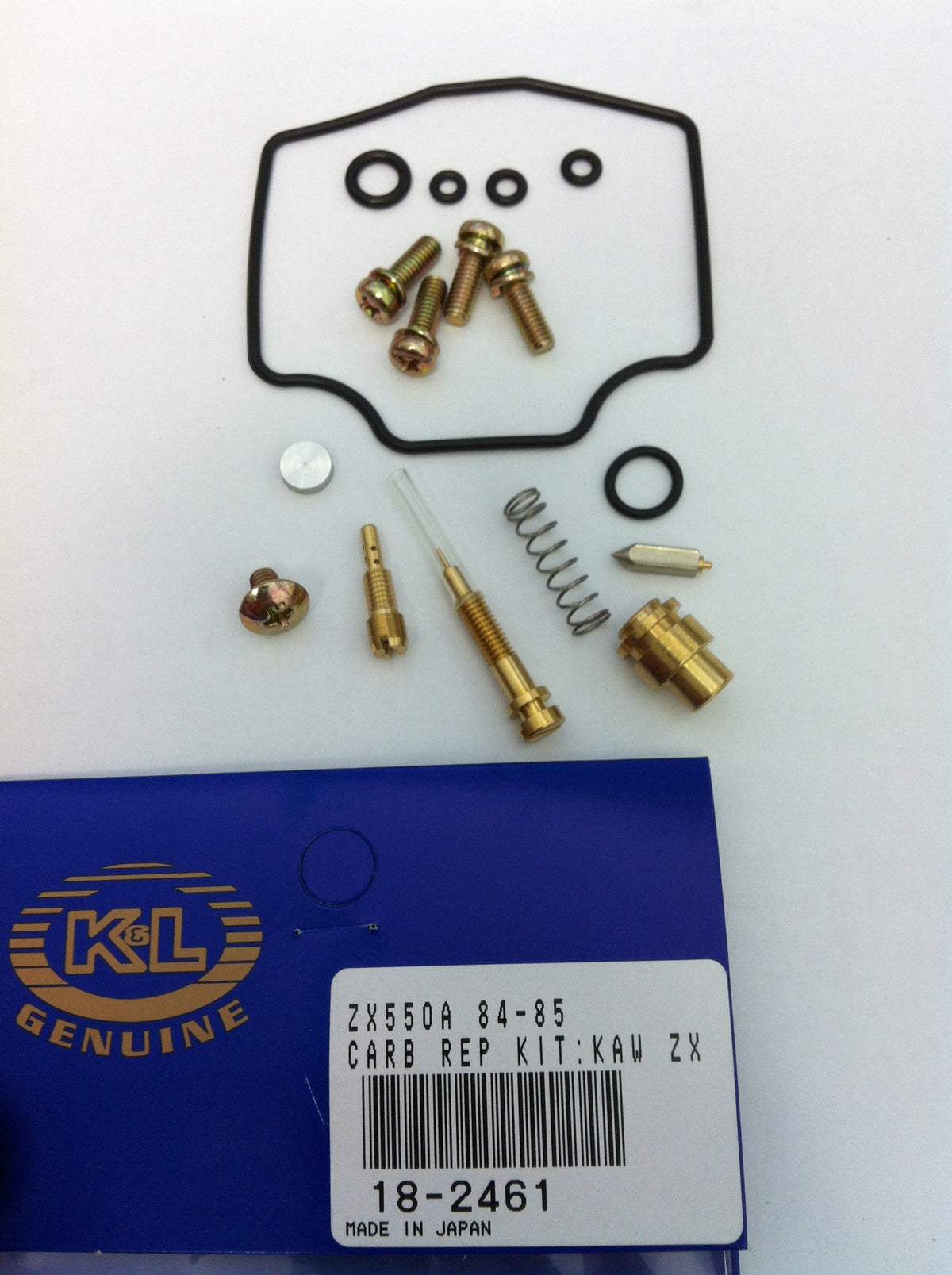 K&L Carburetor Repair Kit for Kawasaki KZ550F Ltd & Spectre (Part #18-2461)