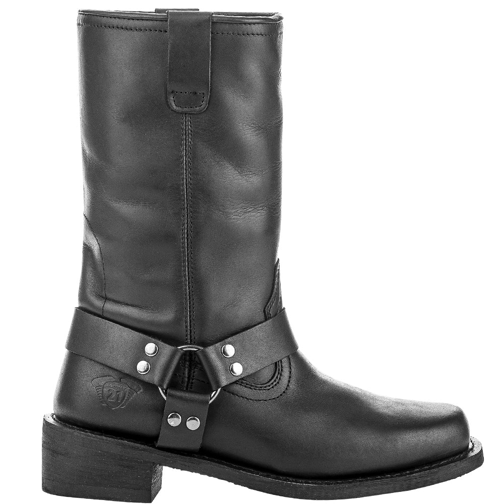 Highway 21 Spark Boots Size 09 – Durable Full-Grain Leather V-Twin Workwear