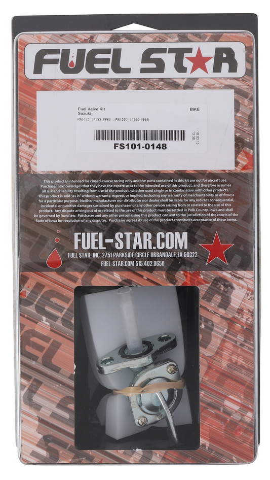 ALL BALLS Fuel Valve for Suzuki RM250 and RM125 Offroad Motorcycles