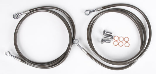 Streamline Brake Line Front 2 Line Smoke for Yamaha YFZ350 Banshee