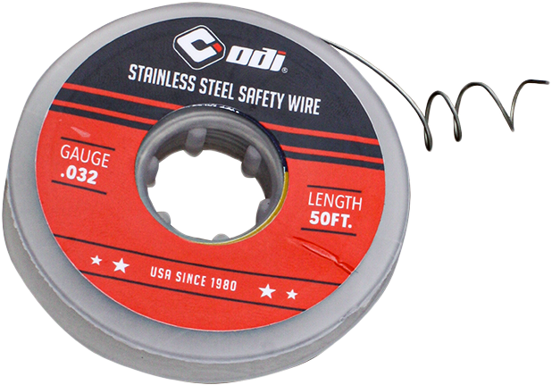 ODI H70SSW-50 Stainless Steel Safety Wire, 50 Feet for Motorcycle and Offroad Fastening