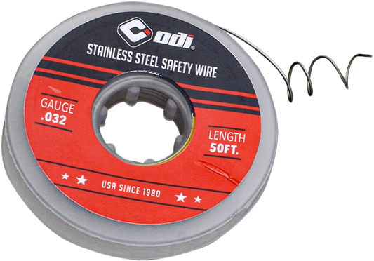 ODI H70SSW-50 Stainless Steel Safety Wire, 50 Feet for Motorcycle and Offroad Fastening