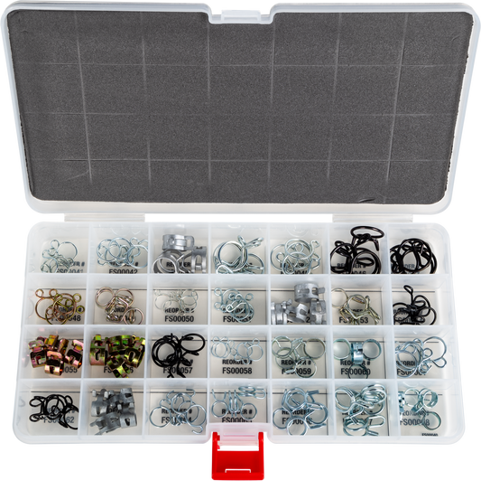ALL BALLS Fuel Line Clamp Kit FS00038 – OEM-Quality Replacement for 7mm to 17mm Fuel Lines