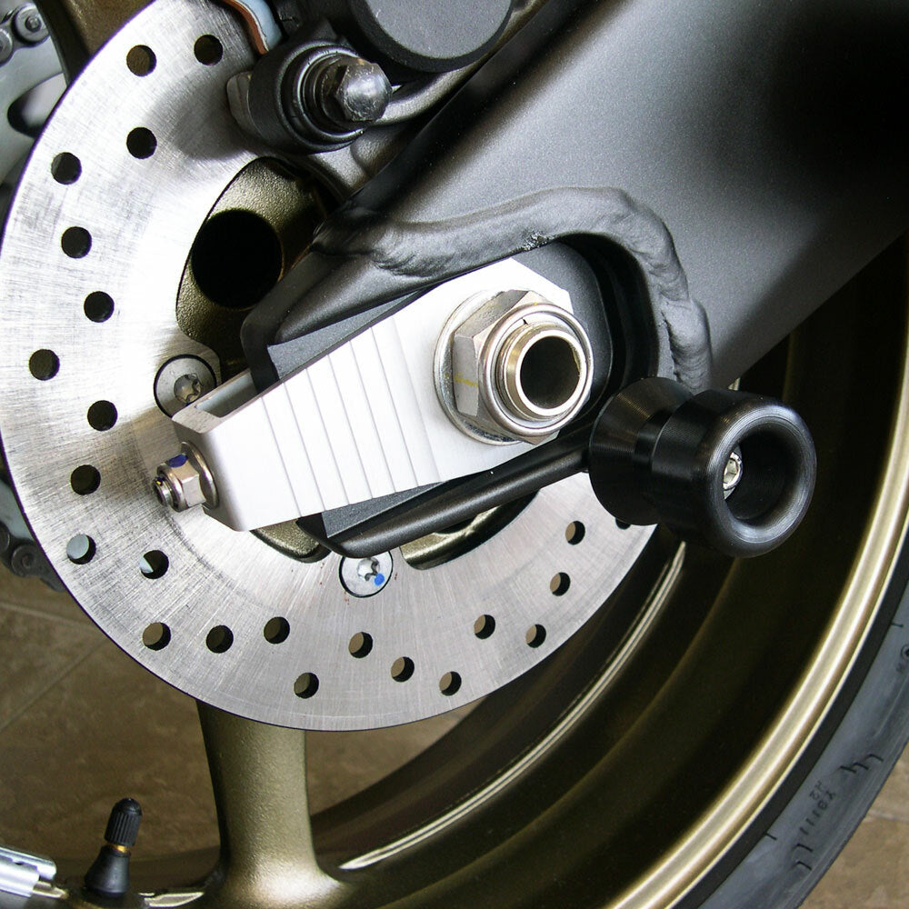 Shogun Swingarm Sliders Black for Yamaha MT-03 (2020-2023) – Body Protection and Spool Compatibility