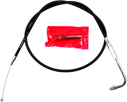 MOTION PRO Black Vinyl Throttle Cable for Harley Davidson V-Twin Handlebars & Controls